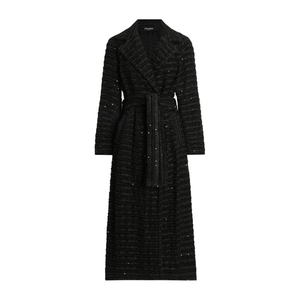 Dolce & Gabbana Tweed coat with micro-sequin embellishment