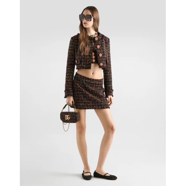 Dolce & Gabbana Tweed miniskirt Skirt, view 2