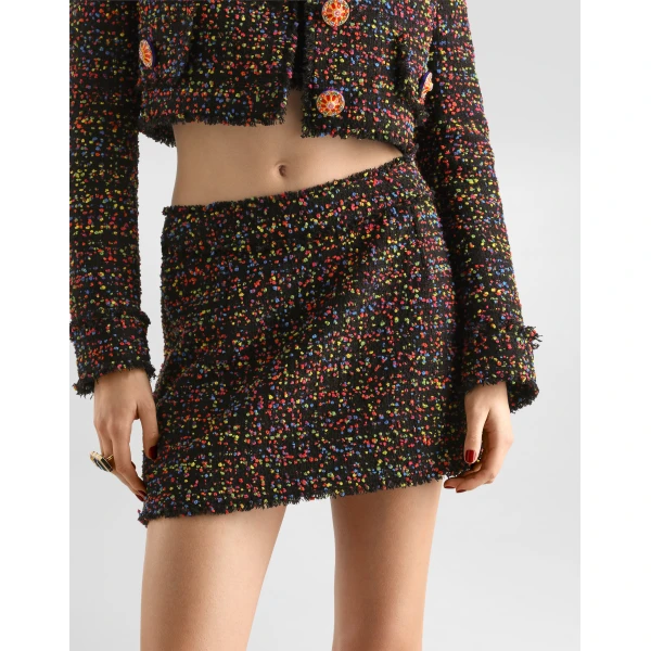 Dolce & Gabbana Tweed miniskirt Skirt, view 4