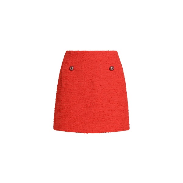 Dolce & Gabbana Tweed miniskirt with jewel buttons Skirt