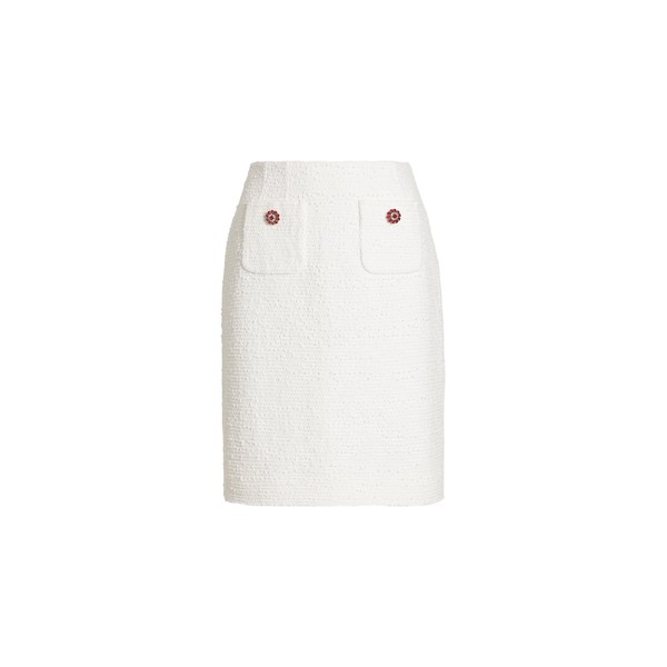 Dolce & Gabbana Tweed skirt with jewel buttons