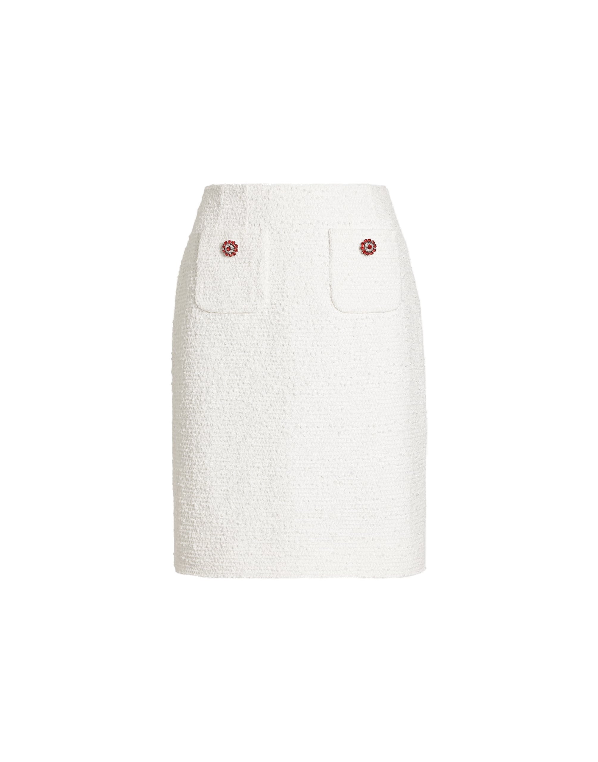 Dolce & Gabbana Tweed skirt with jewel buttons