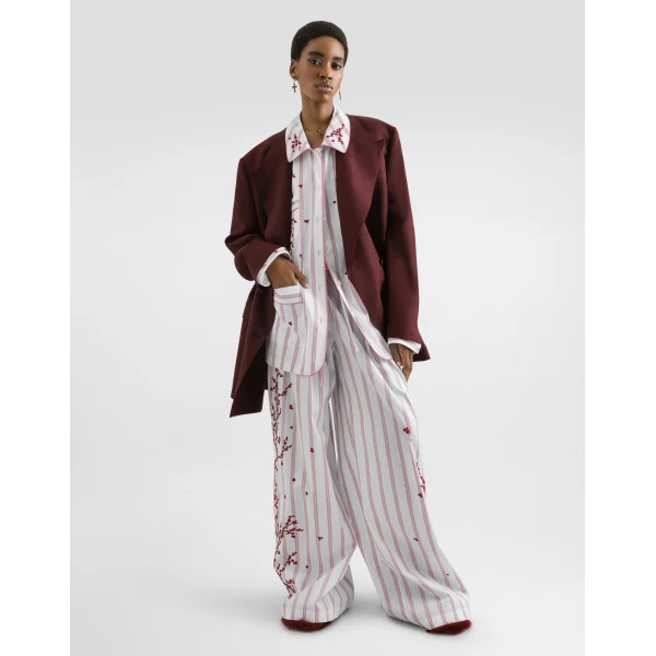 Dolce & Gabbana Vanity shirt with flower embroidery, view 2
