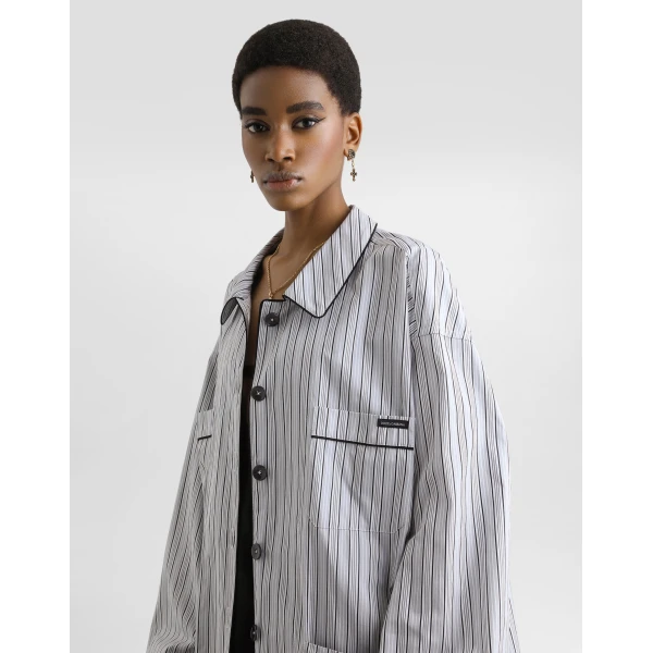 Dolce & Gabbana Vanity striped poplin shirt, view 4