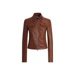Dolce & Gabbana Vegetable nappa leather jacket