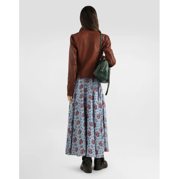 Dolce & Gabbana Vegetable nappa leather jacket, view 3