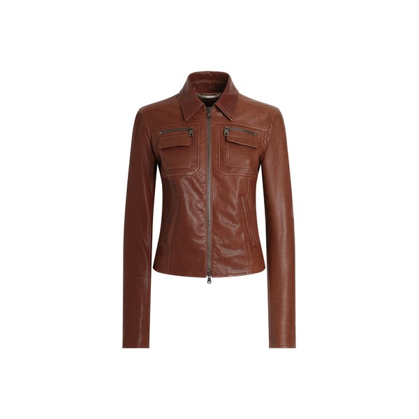 Dolce & Gabbana Vegetable nappa leather jacket