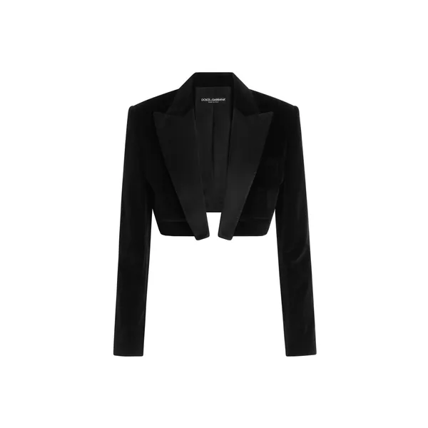 Dolce & Gabbana Velvet Spencer tuxedo jacket
