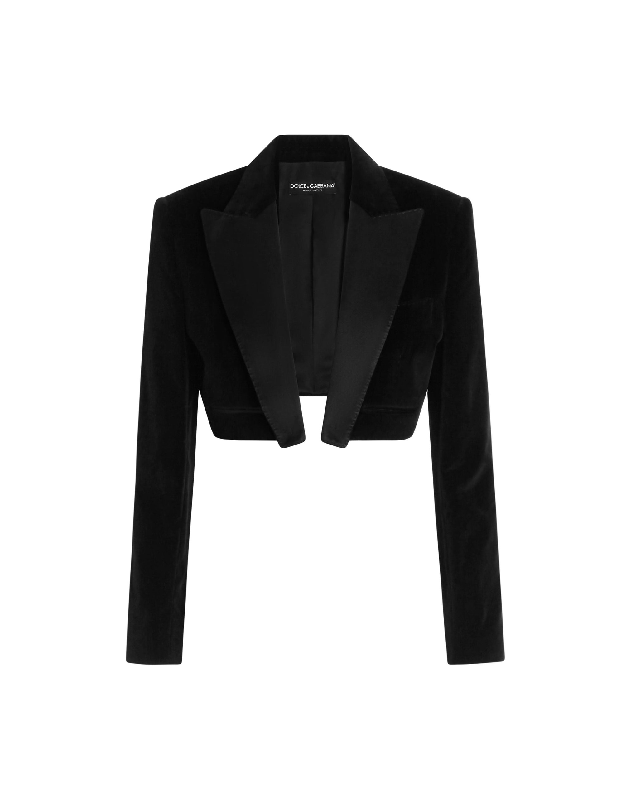 Dolce & Gabbana Velvet Spencer tuxedo jacket