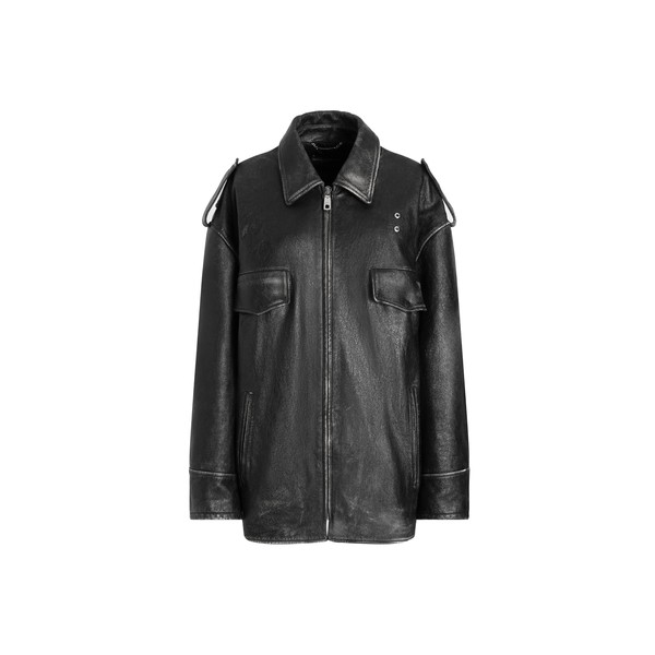 Dolce & Gabbana Vintage-effect leather jacket