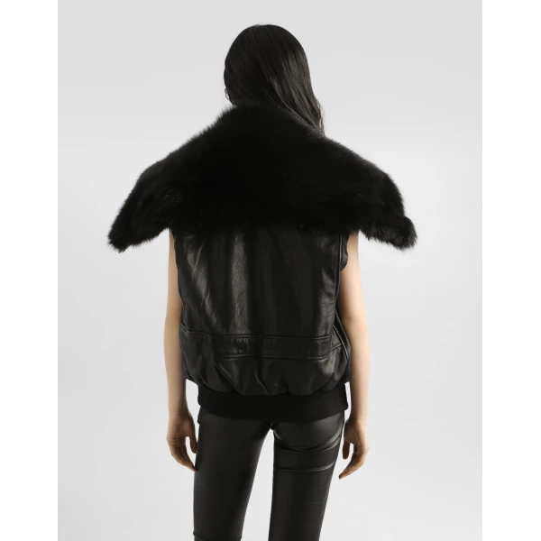 Dolce & Gabbana Vintage leather jacket, view 6