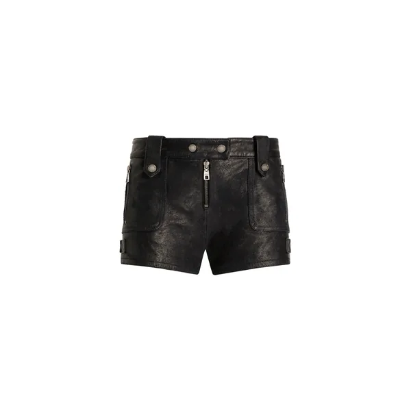 Vintage leather shorts