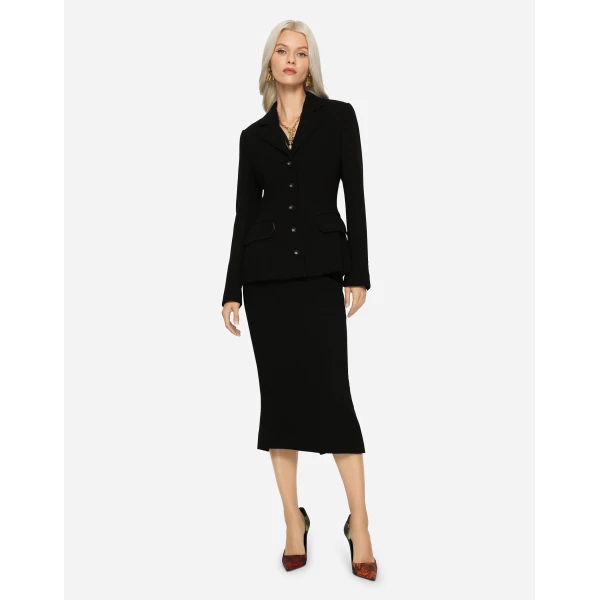 Dolce & Gabbana Virgin wool pencil skirt, view 2