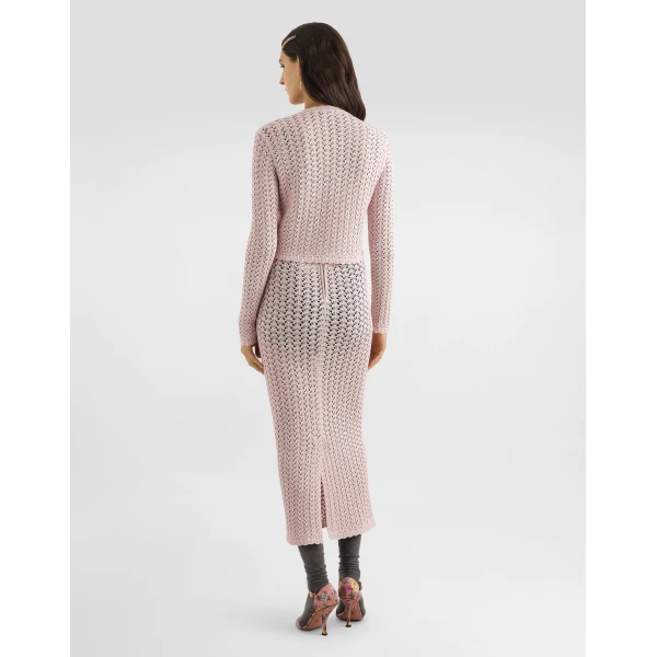 Dolce & Gabbana Viscose crochet skirt, view 3
