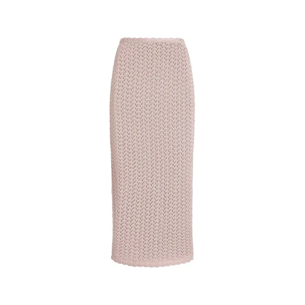 Viscose crochet skirt
