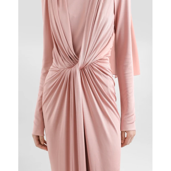 Dolce & Gabbana Viscose jersey long dress, view 4