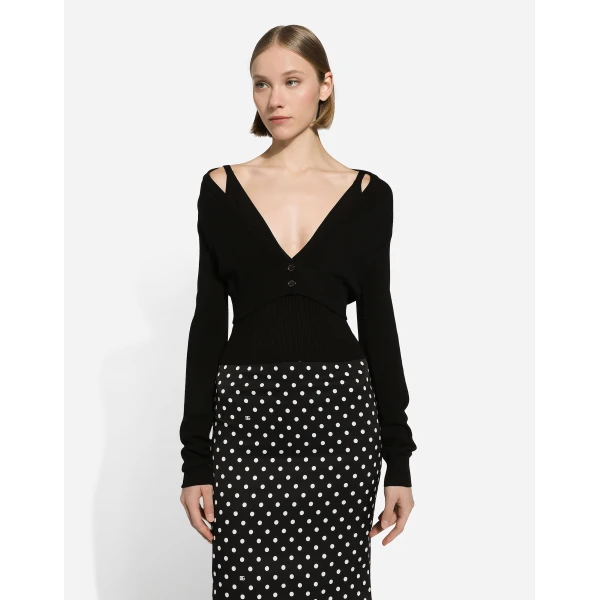 Dolce & Gabbana Viscose-knit vest top, view 4