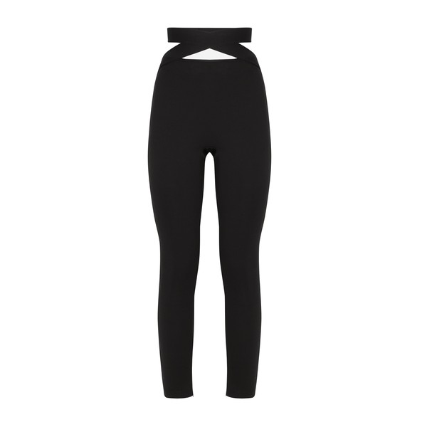 Dolce & Gabbana Viscose pants with strap detail