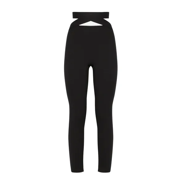 Dolce & Gabbana Viscose pants with strap detail