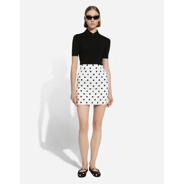 Dolce & Gabbana Viscose polo-shirt Top, view 2