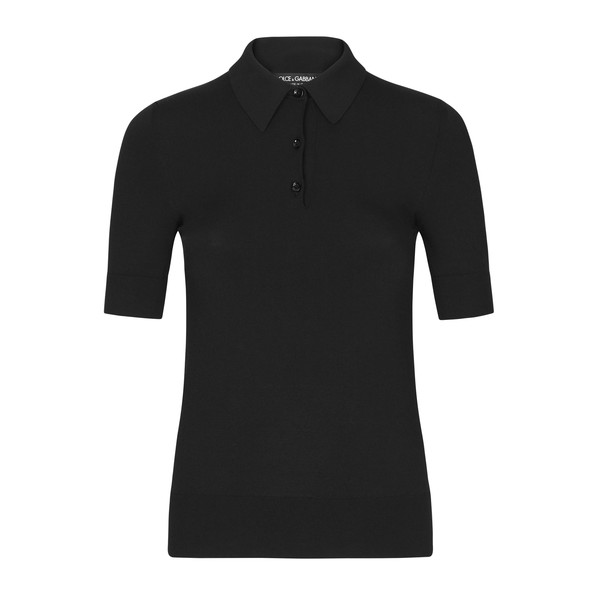 Dolce & Gabbana Viscose polo-shirt Top