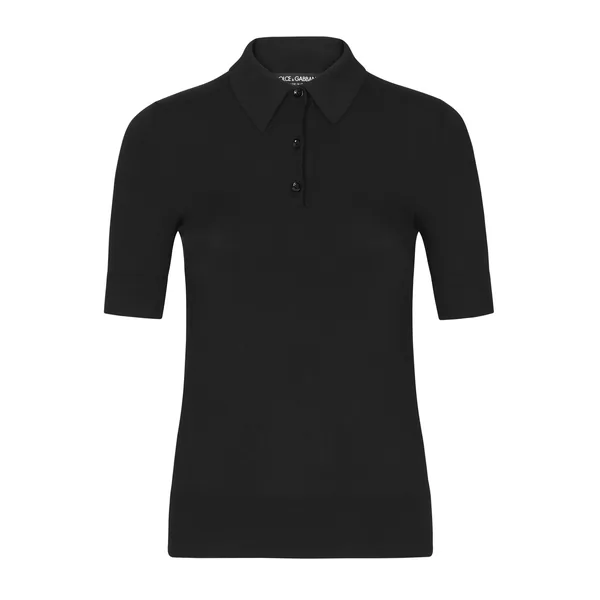 Dolce & Gabbana Viscose polo-shirt Top