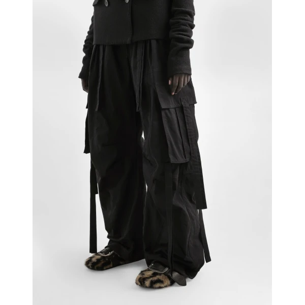 Dolce & Gabbana Waxed faille cargo pants, view 4