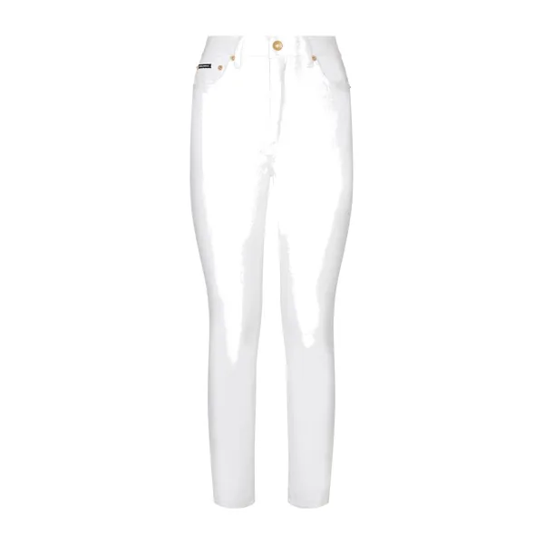 Dolce & Gabbana White denim Audrey jeans
