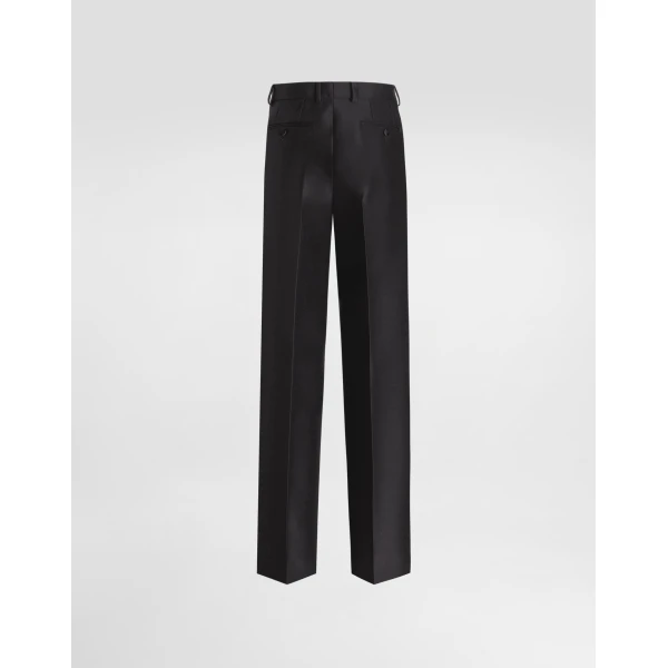 Dolce & Gabbana Wool and silk faille trousers, view 6