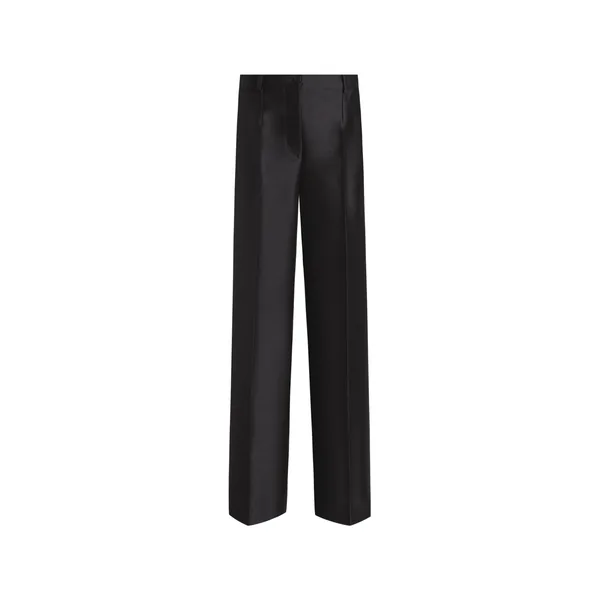 Dolce & Gabbana Wool and silk faille trousers