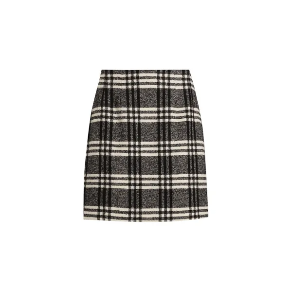 Dolce & Gabbana Wool blend check skirt