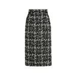 Dolce & Gabbana Wool blend check skirt