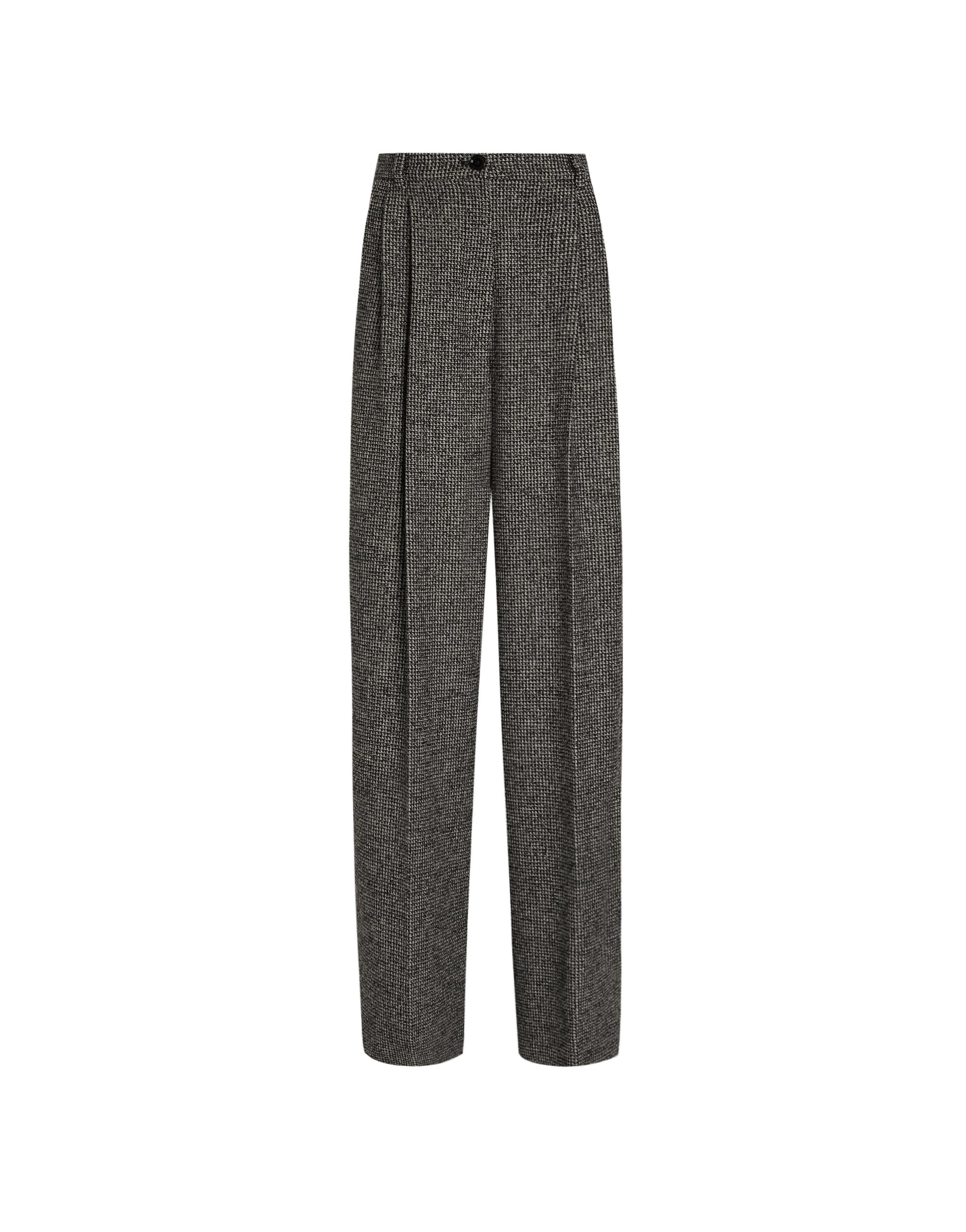 Dolce & Gabbana Wool blend trousers with dotted print