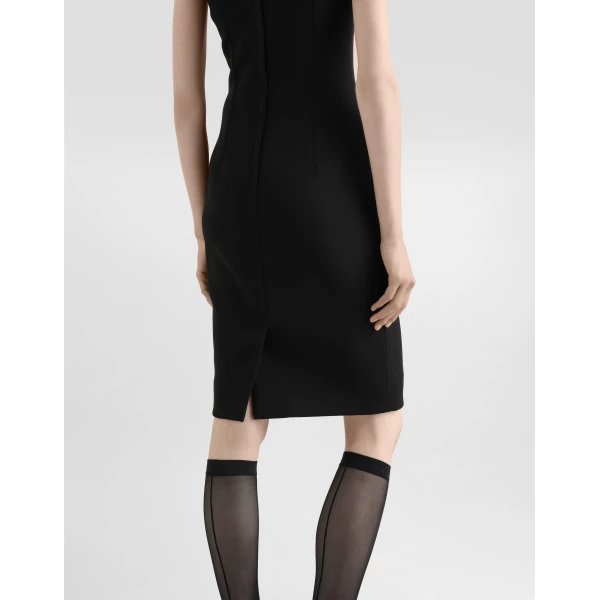 Dolce & Gabbana Wool calf-length sheath dress, view 5