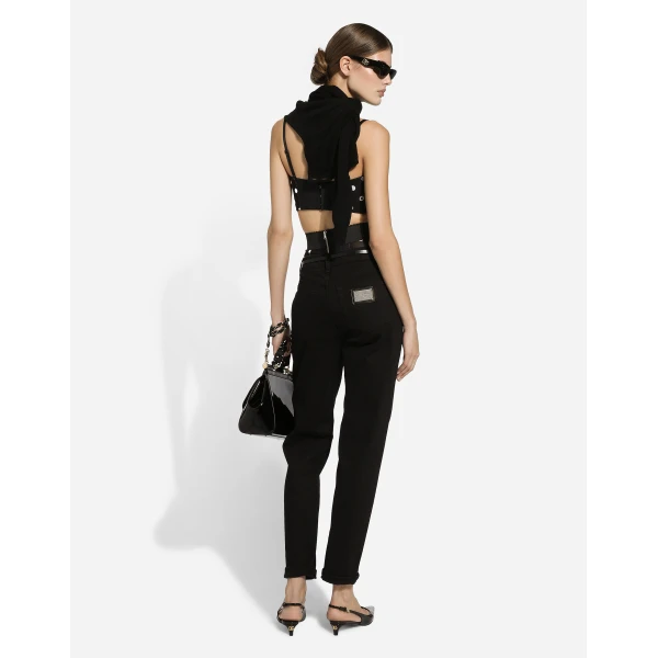 Dolce & Gabbana Wool cardigan with plunging necklace, view 5