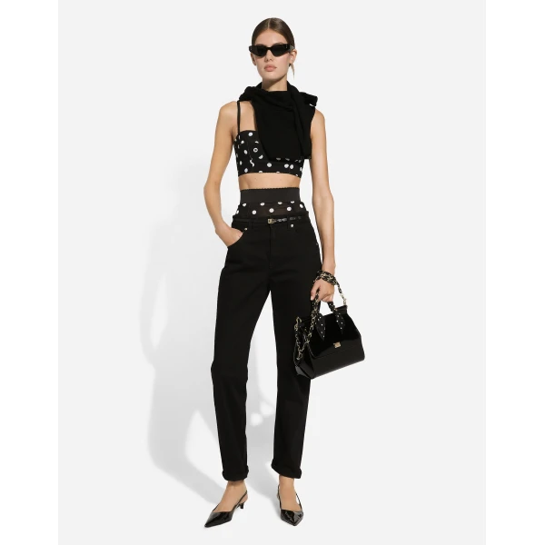 Dolce & Gabbana Wool cardigan with plunging necklace, view 6