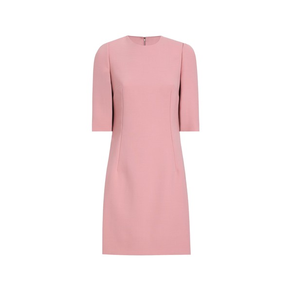 Dolce & Gabbana Wool crepe midi fit-and-flare dress