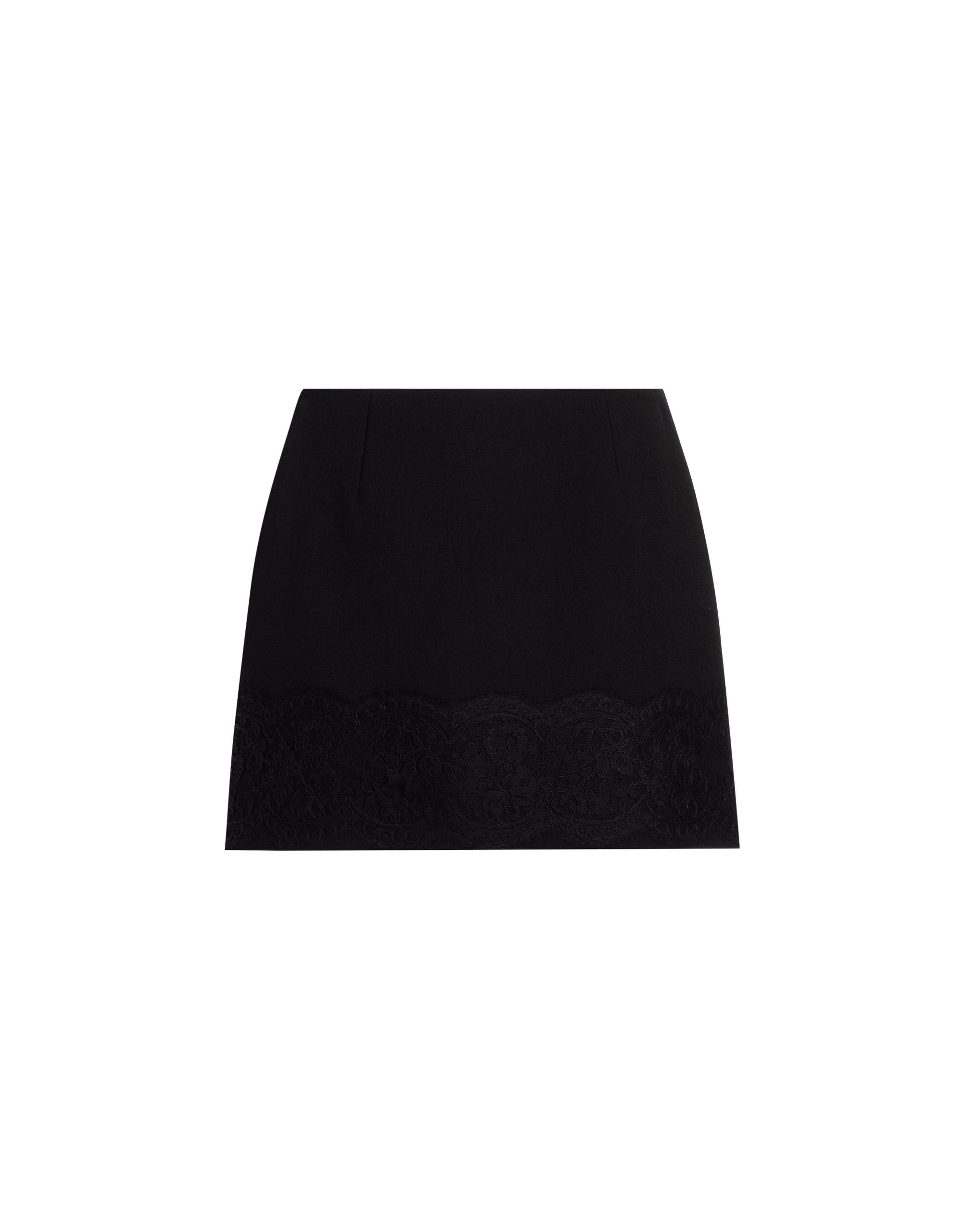 Dolce & Gabbana Wool crepe miniskirt