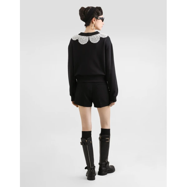 Dolce & Gabbana Wool crêpe shorts, view 3