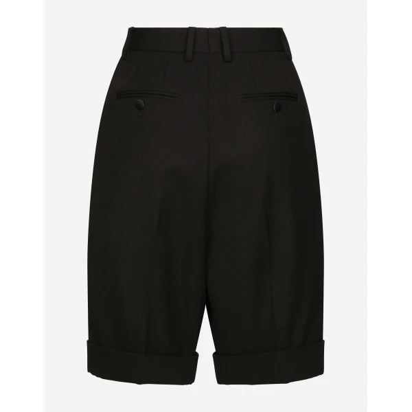 Dolce & Gabbana Wool gabardine shorts, view 2