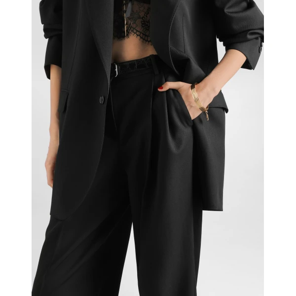 Dolce & Gabbana Wool gabardine trousers, view 4
