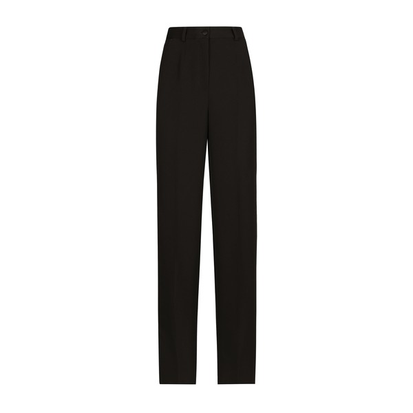 Dolce & Gabbana Wool gabardine tuxedo pants