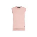 Dolce & Gabbana Wool tank top with DG logo embroidery