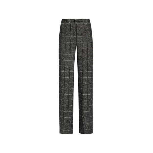 Dolce & Gabbana Wool trousers with check print