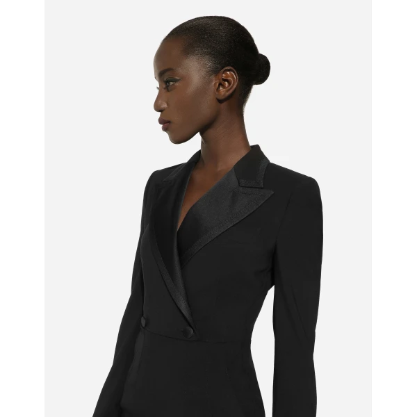 Dolce & Gabbana Woolen calf-length coat dress, view 5