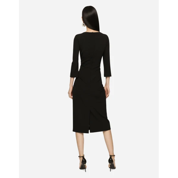 Dolce & Gabbana Woolen calf-length dress, view 3