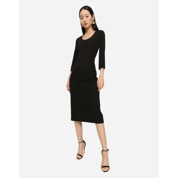 Dolce & Gabbana Woolen calf-length dress, view 5