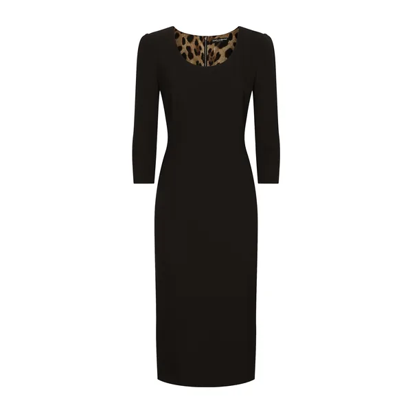 Dolce & Gabbana Woolen calf-length dress