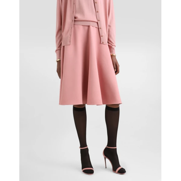 Dolce & Gabbana Woolen midi circle skirt, view 4