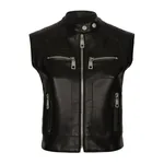 Dolce & Gabbana Zip-up leather vest